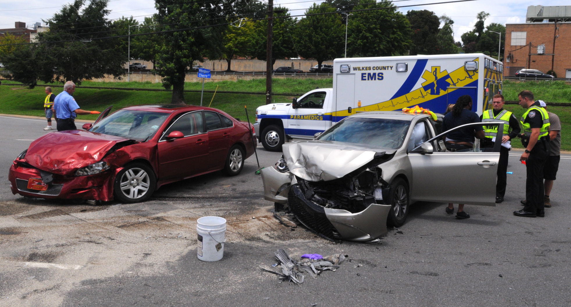 Wreck in North Wilkesboro